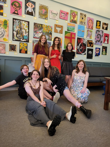 The Second Annual Teen Art Club show