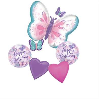 Balloon Bouquet - Birthday Butterfly Bouquet