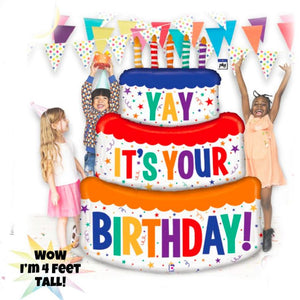 Balloon Bouquet - 4ft Happy Birthday