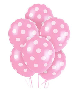 Balloon Bouquet - Polka Dot OR Solid Latex Balloon Bouquet