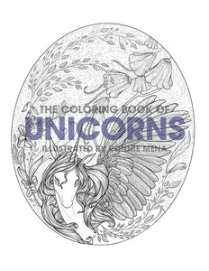 The Coloring Book of Unicorns by Ronnie Mena