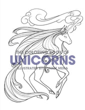 Load image into Gallery viewer, The Coloring Book of Unicorns by Ronnie Mena