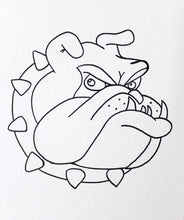 Load image into Gallery viewer, Pre-Traced Canvas - Bulldog