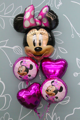 Balloon Bouquet - Minnie Mouse