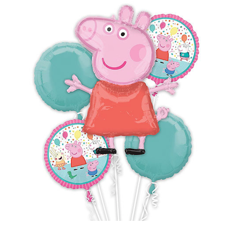 Balloon Bouquet - Peppa Pig
