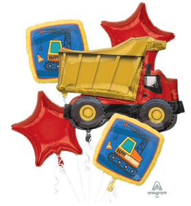 Balloon Bouquet - Dump Truck