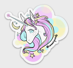 Unicorn Sticker by Ronnie Mena